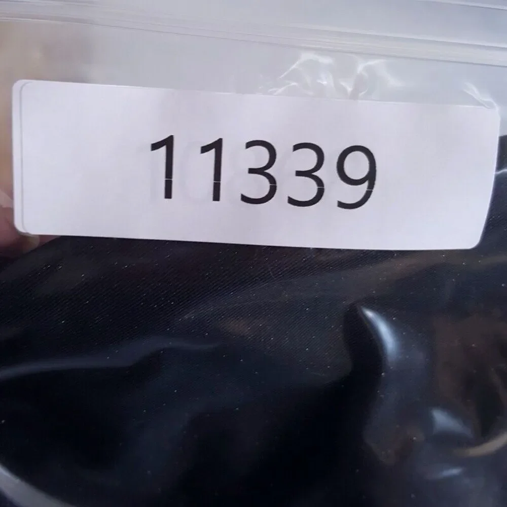 NSR Womens Dress Medium Black Mini Sheath Bodycon Sparkle Stretch Adjustable - Picture 11 of 11